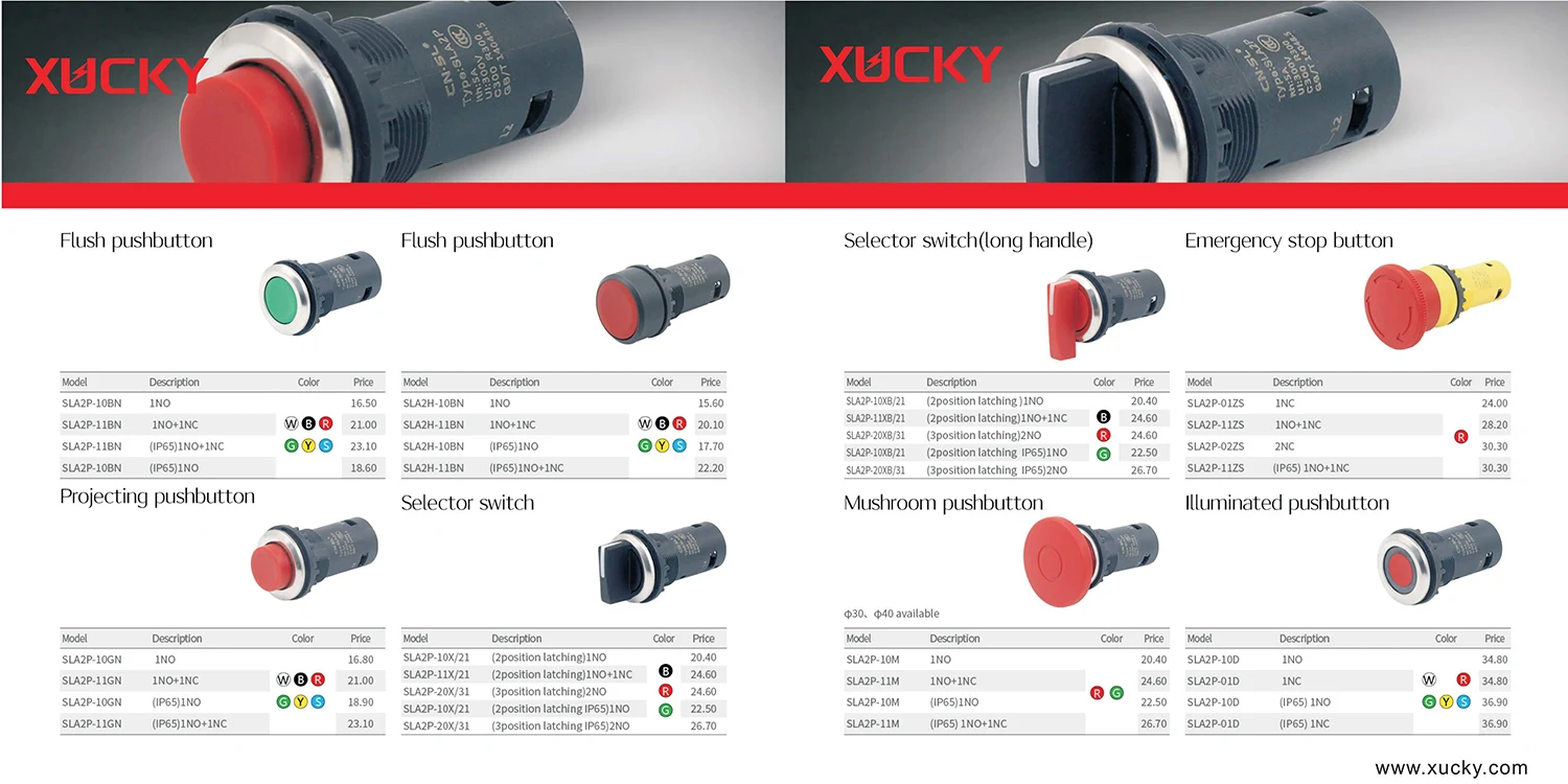 SLA6H Pushbutton Switch