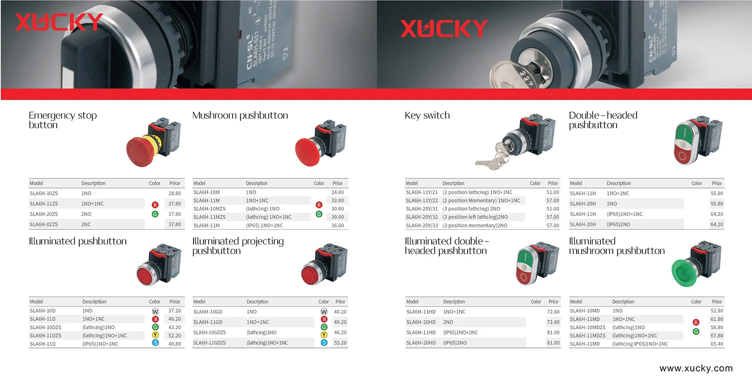 SLA6H Pushbutton Switch